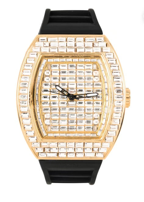 Techno Pave Full Baguette 43mm