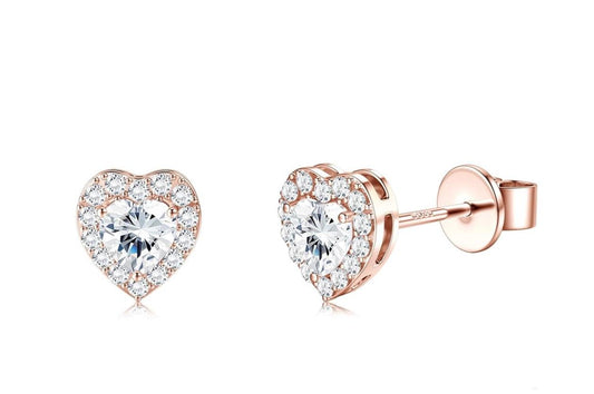 Pantallas de Corazón Rose Gold