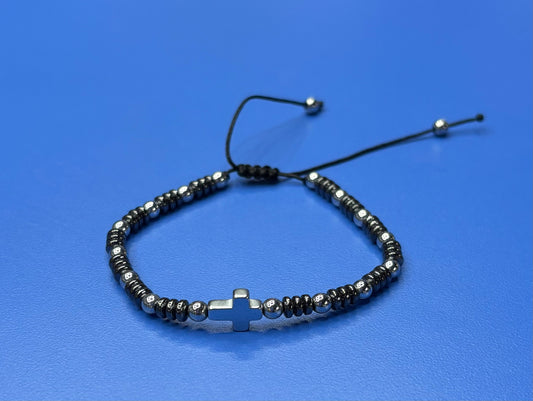 Pulsera Ajustable con Cruz