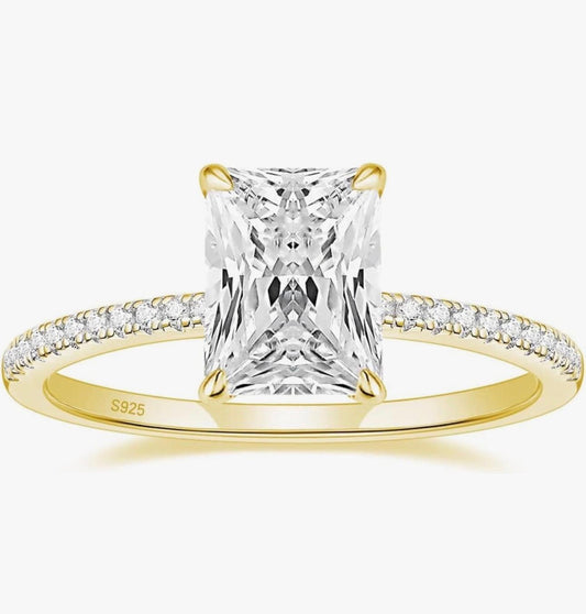 Sortija Rectangle Cz
