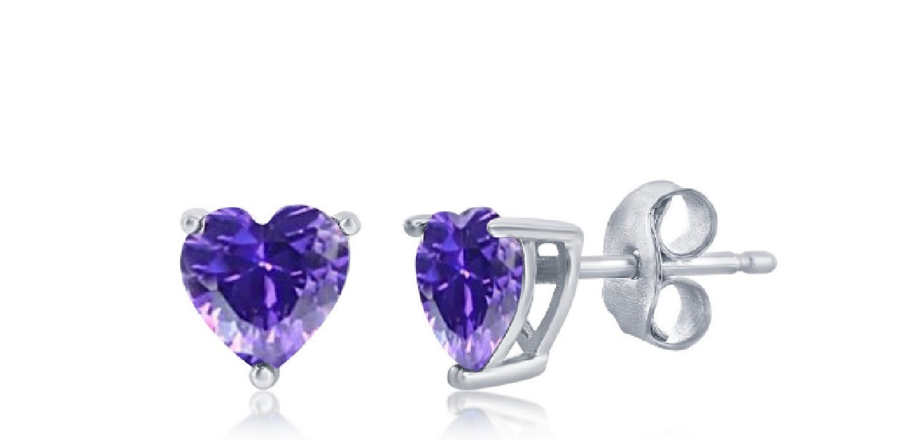 Sets de Cadena y Pantalla de Corazon (Violet)