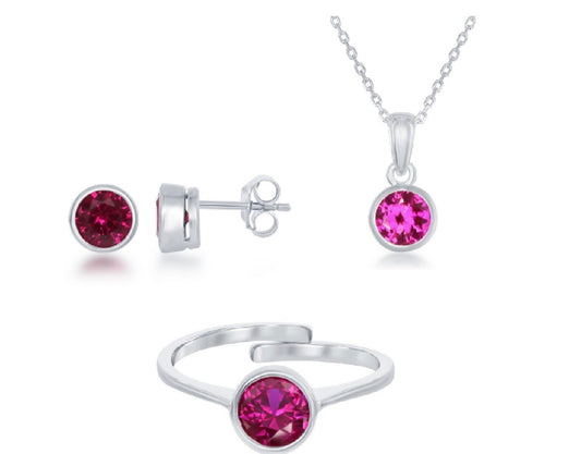 Set de Cadena,Colgante,Pantallas y Sortija Rosita