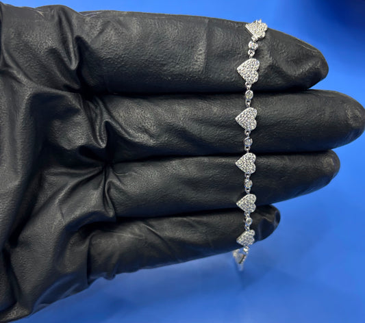 Pulsera de corazón 7+1”
