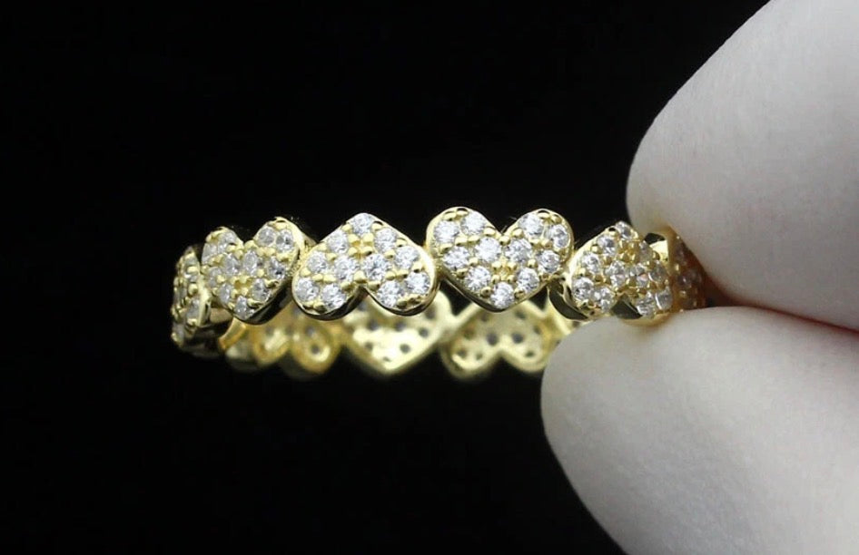 Sortija eternity hearts dama