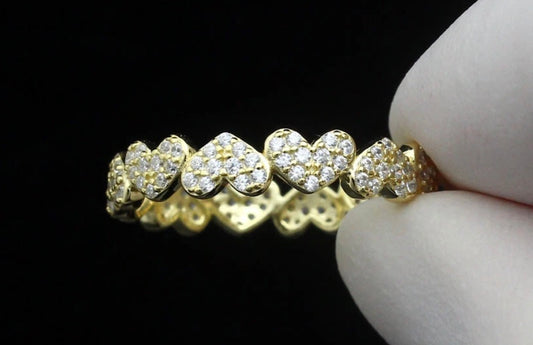 Sortija eternity hearts dama