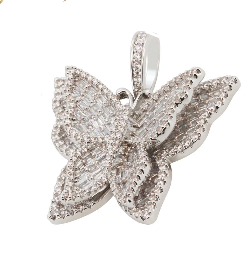Pendant de mariposa doble