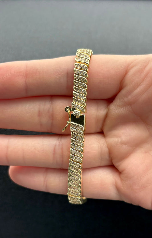 Pulsera Iced 8mm 8”