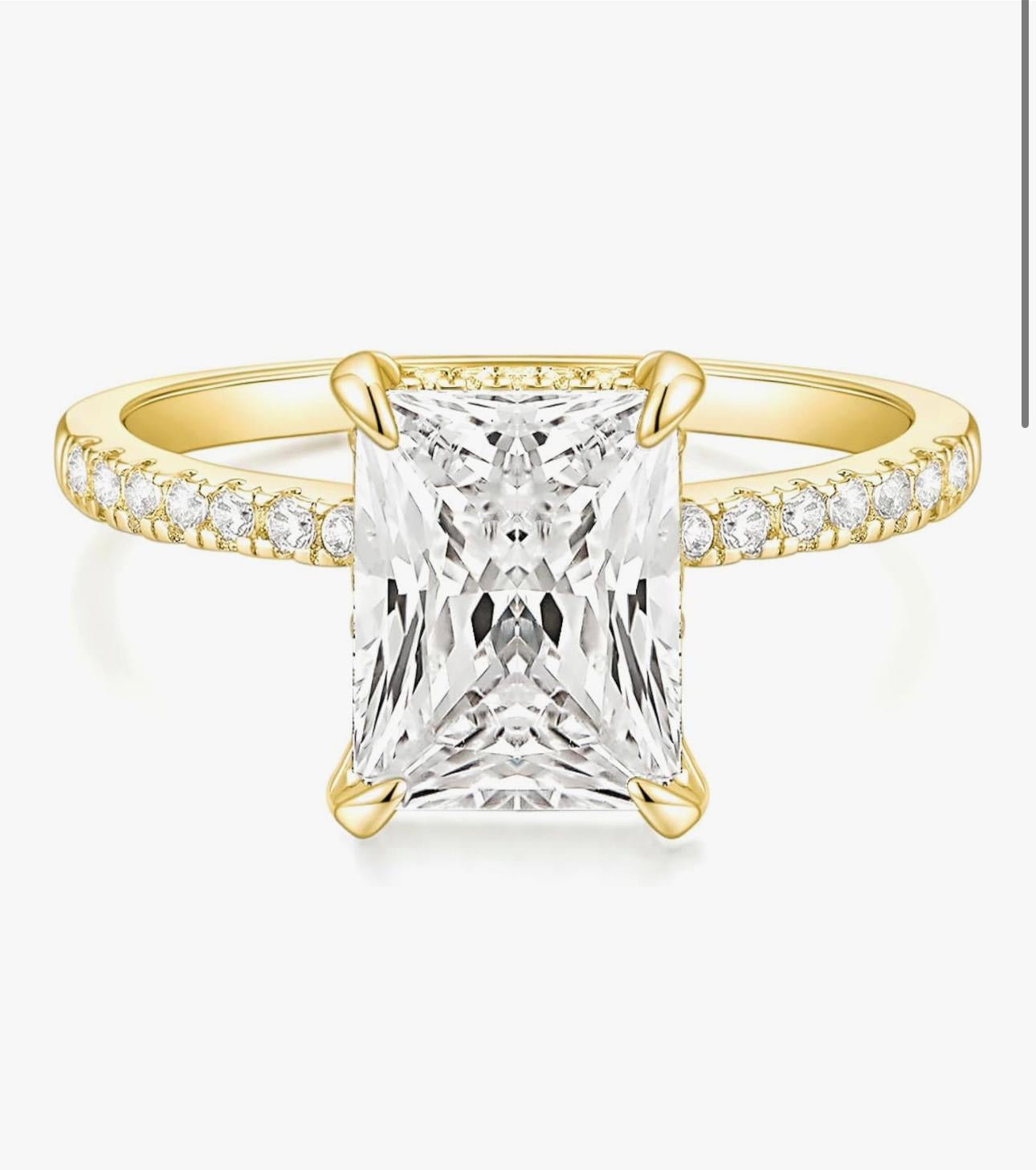 Sortija Rectangular CZ
