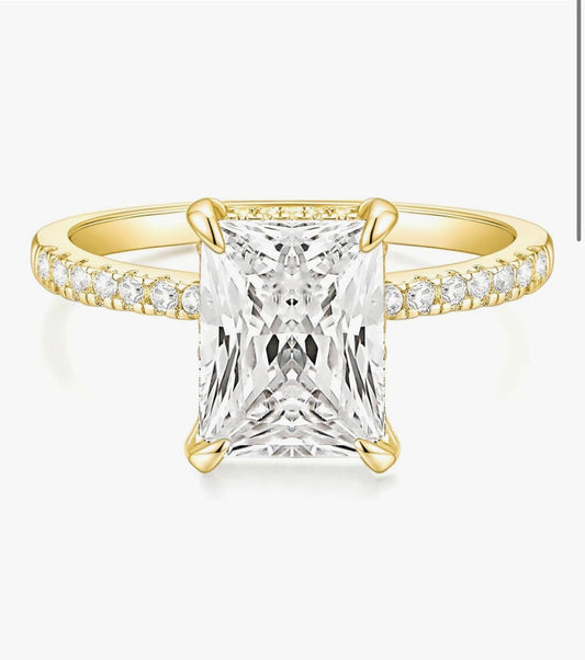 Sortija Rectangular CZ