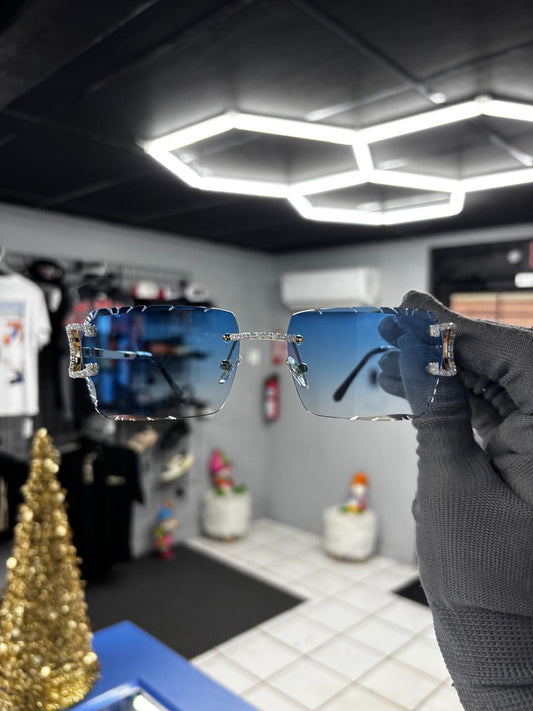 Iced Sunglasses (Blue)
