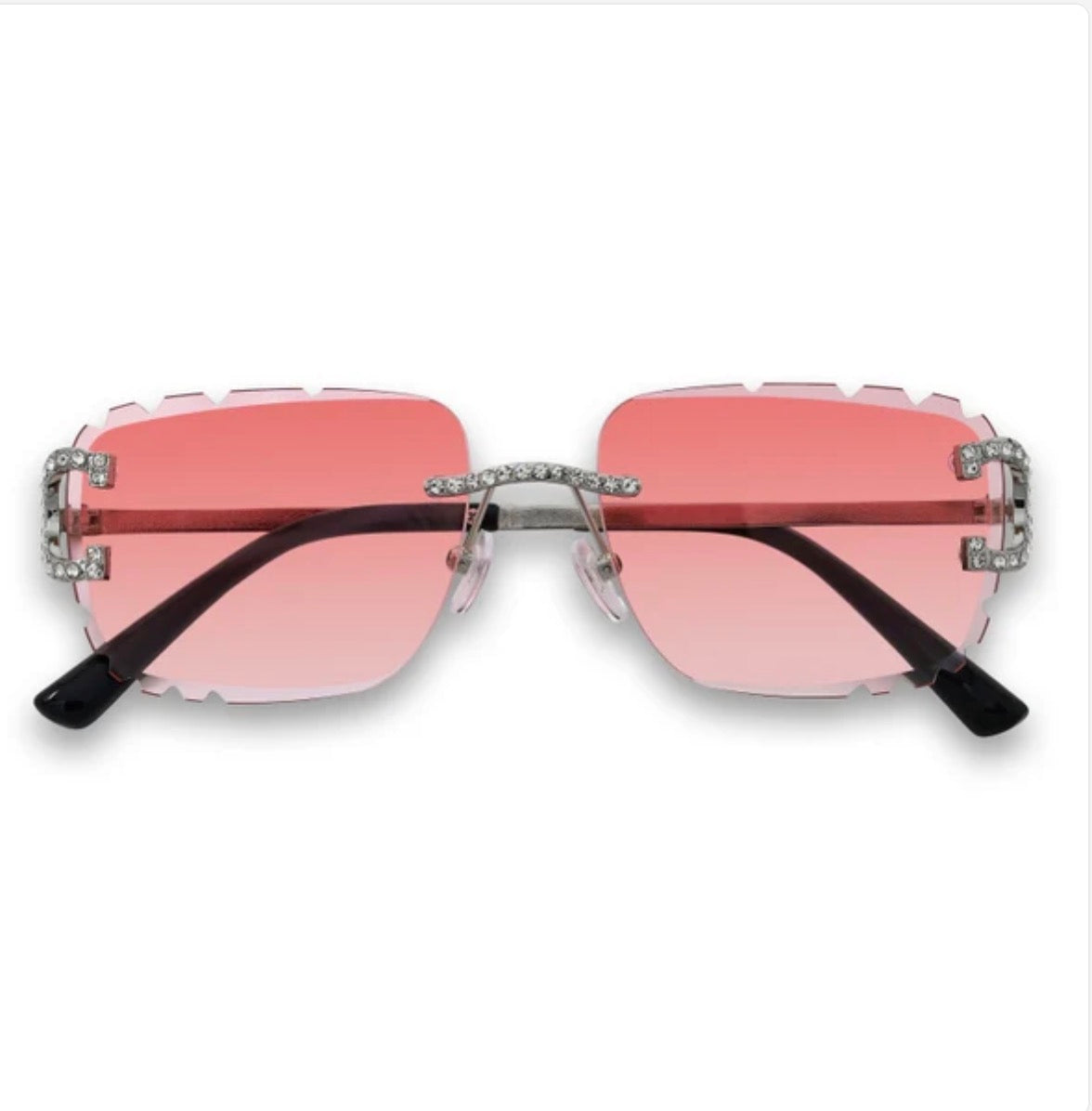 Sunglasses Pink Gradient Lens Ice