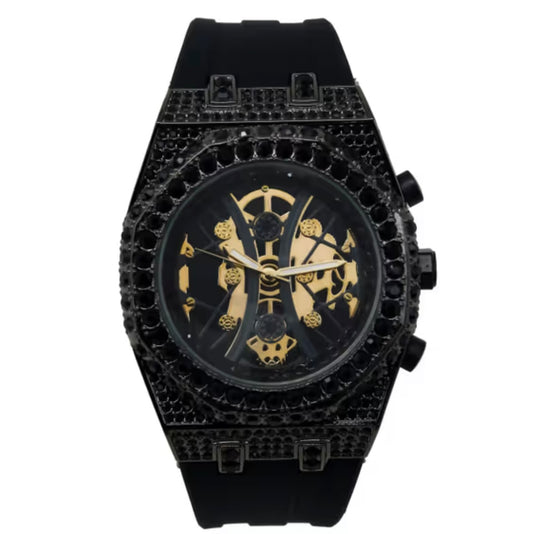 Techno pave Black and Gold