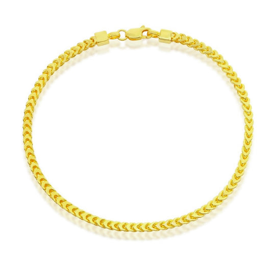 Pulsera para tobillo 3mm estilo franco