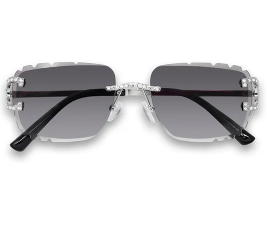 Sunglasses ice smoke gradient black