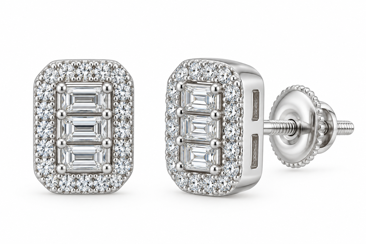 Pantallas Rectangular Moissanite