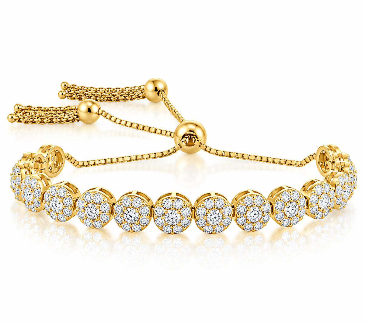 Pulsera halo ajustable