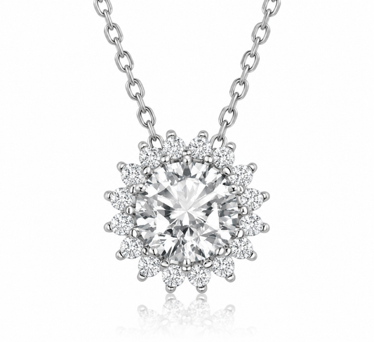 Cadena con CZ redonda