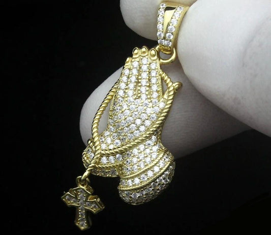 Pendant de Mano con Crucifijo