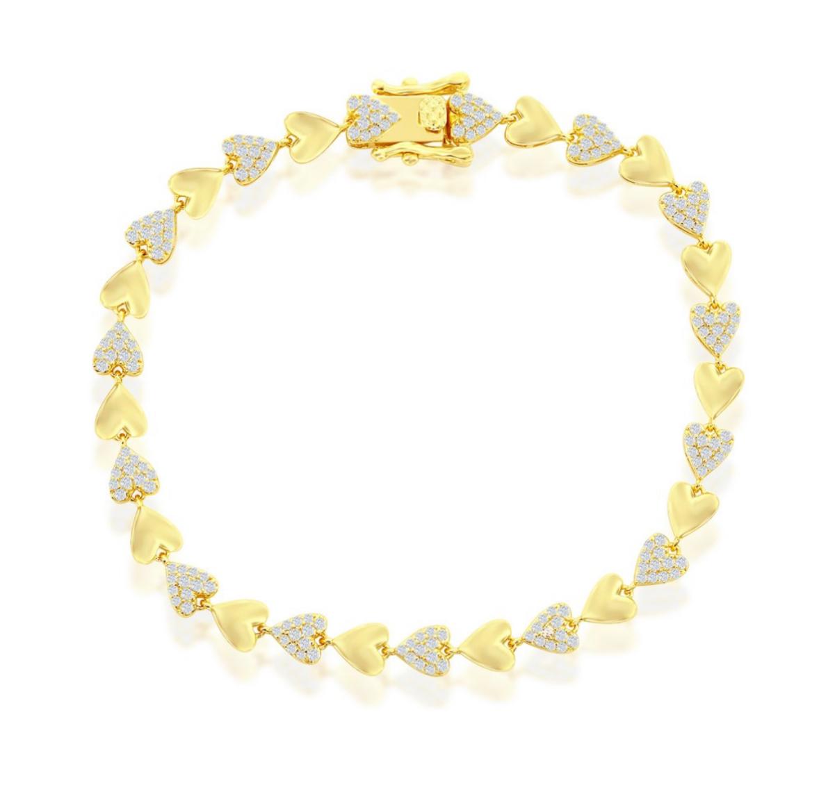 Pulsera de corazón 7.5”