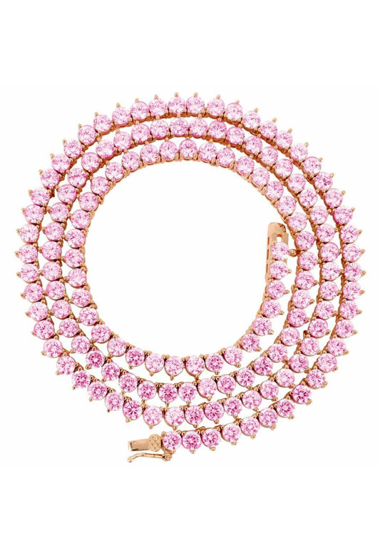 Tennis chain Three Prog 4mm